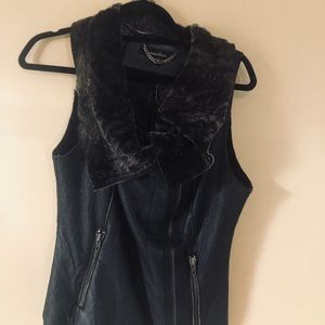 Sheepskin gilet